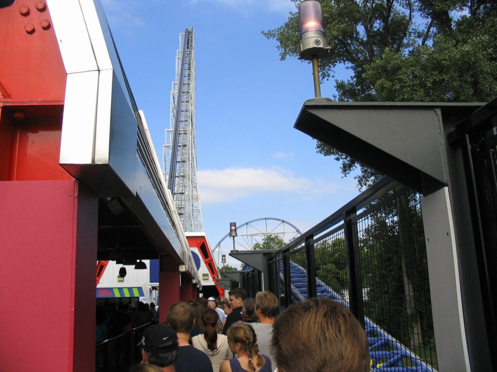 From Millennium Force Queue