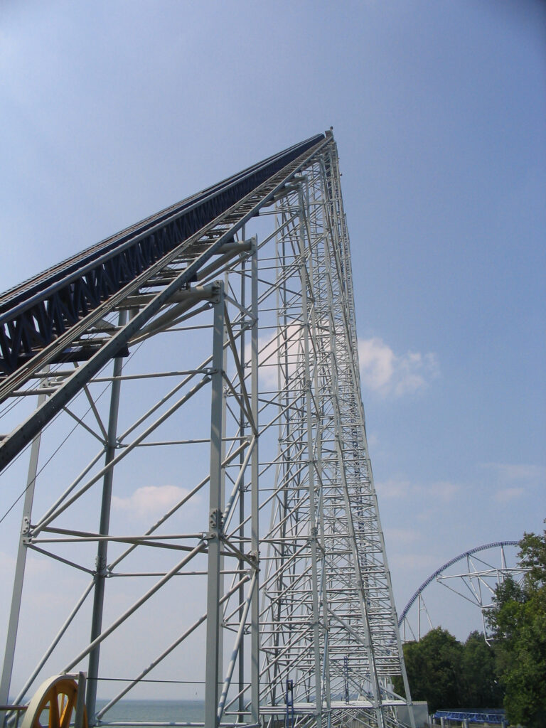 Millennium Force first hill