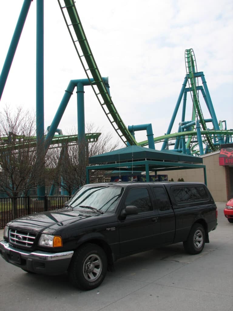 Truck in front of Raptor