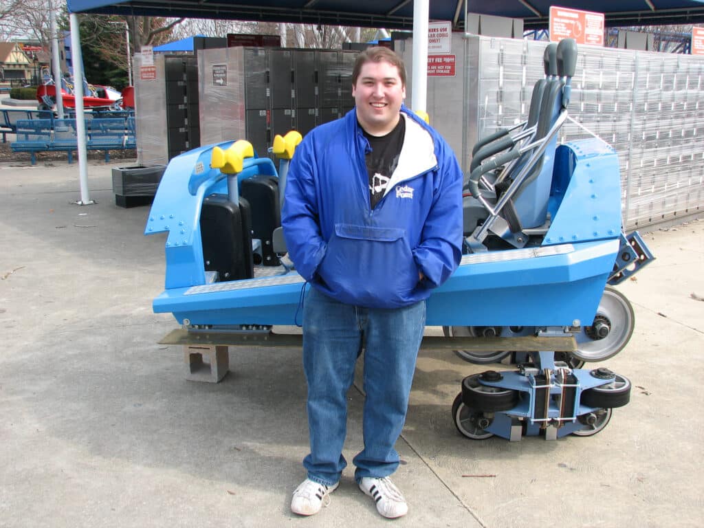 Me and Millennium Force trains