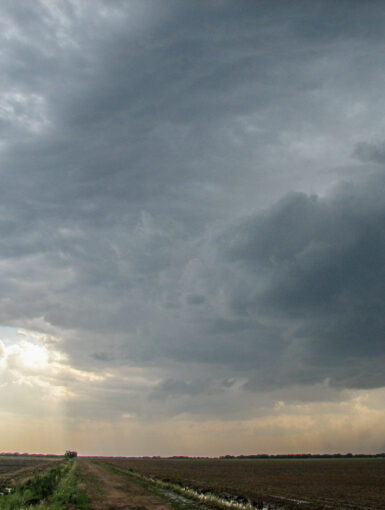 Supercell structure near Haskell, Texas