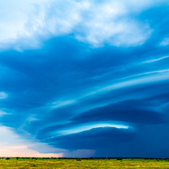 A very photogenic May storm near Jacksboro, TX on May 6, 2012