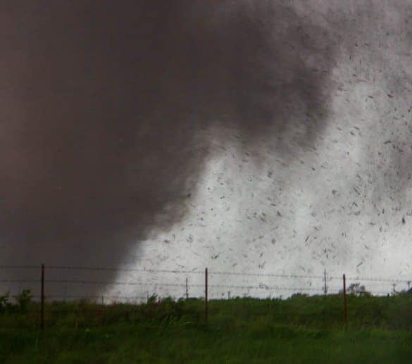 EF-5 Tornado rips through Moore, Oklahoma on May 20, 2013. This tornado was rated EF-5