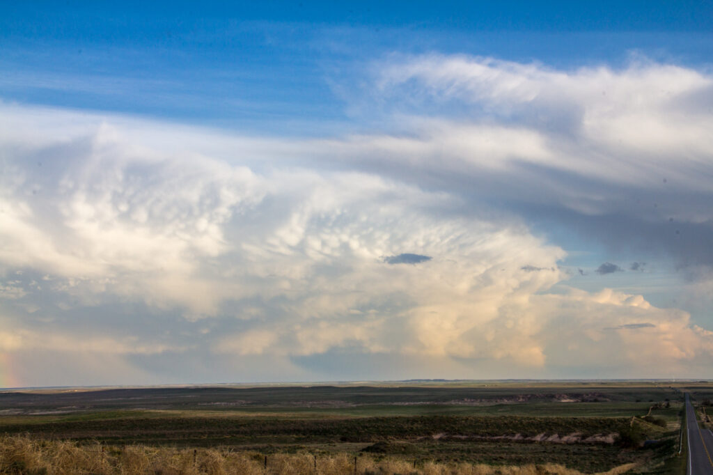 Mammatus at Sunset