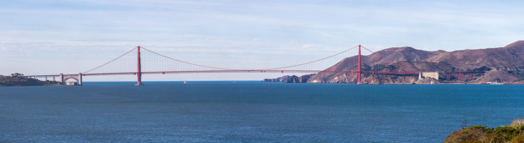 Golden Gate Bridge from Alcatraz