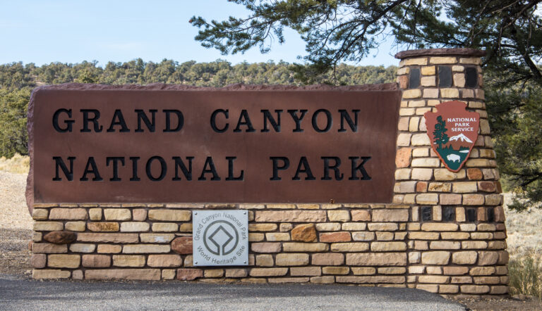 Grand Canyon National Park Sign