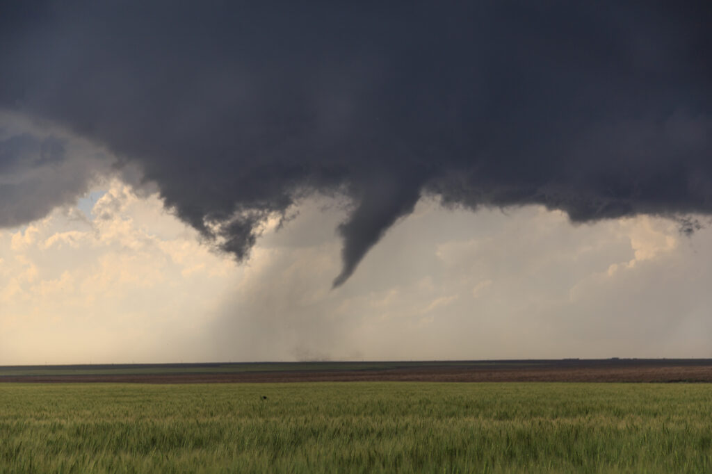 First touch down of the Dodge City, KS Tornadoes