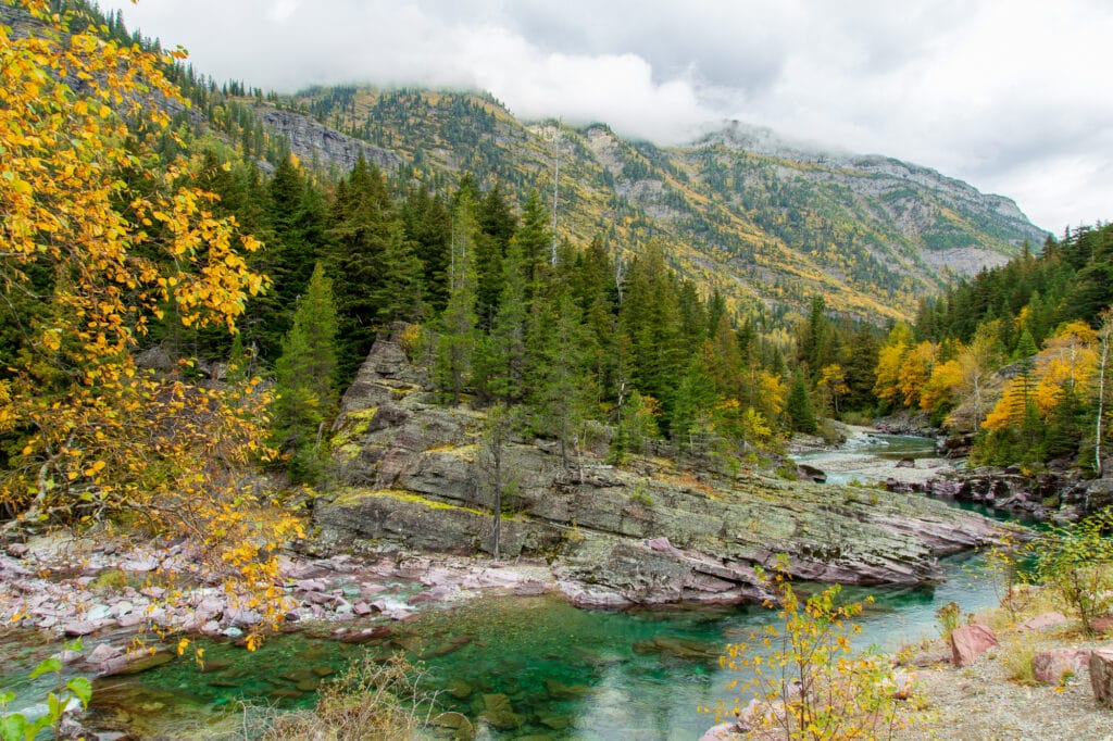 McDonald Creek along Going to the Sun Road