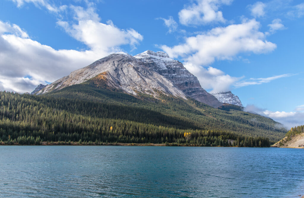 Wapta Lake and Vanguard Peak