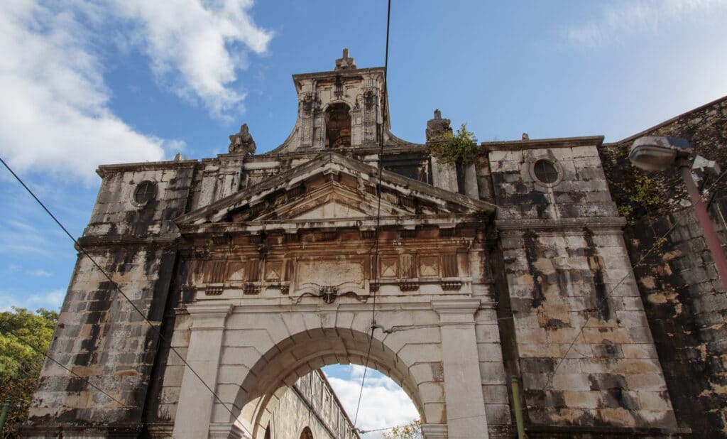 18th century aqueduct in Lisbon