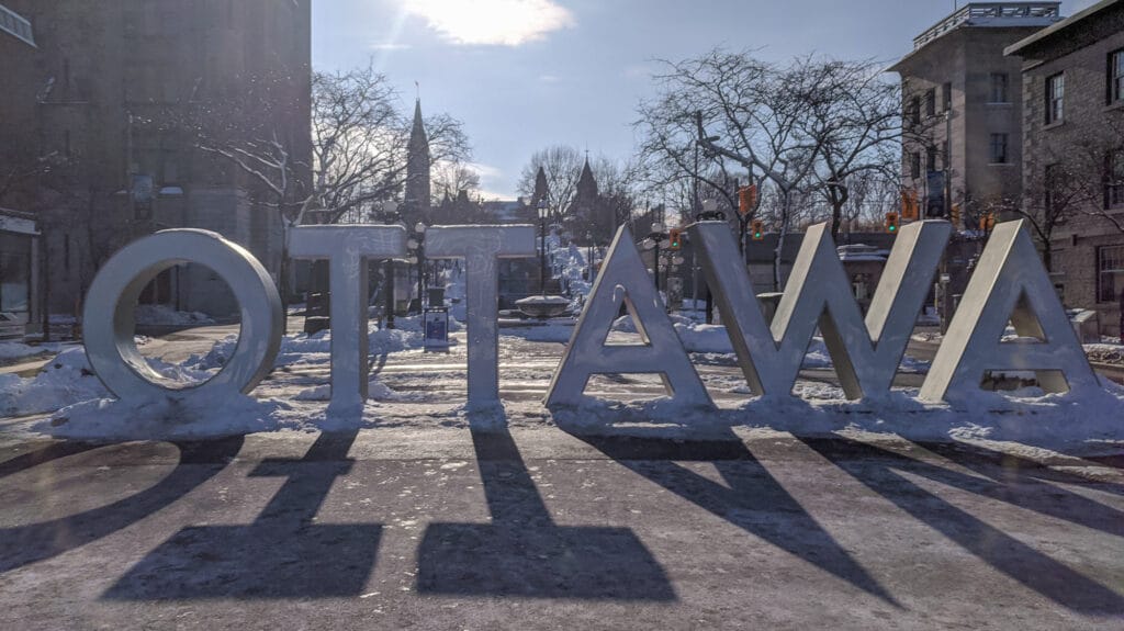 Ottawa Canada Sign