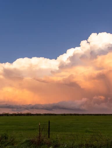 Supercell near the town of Albany, TX on April 11, 2020