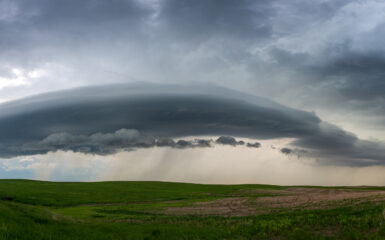 Pano of a shelf near Murdo, SD