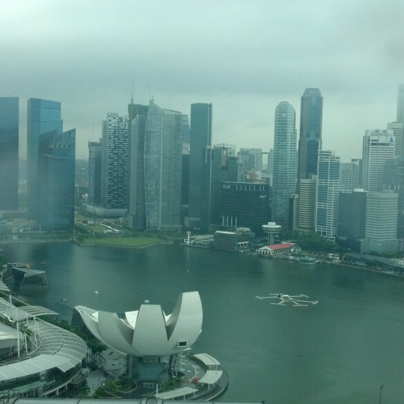 Overlooking Singapore Sports Hub