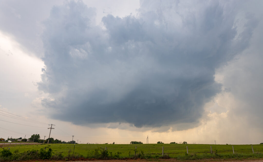 Supercell near Rush Springs