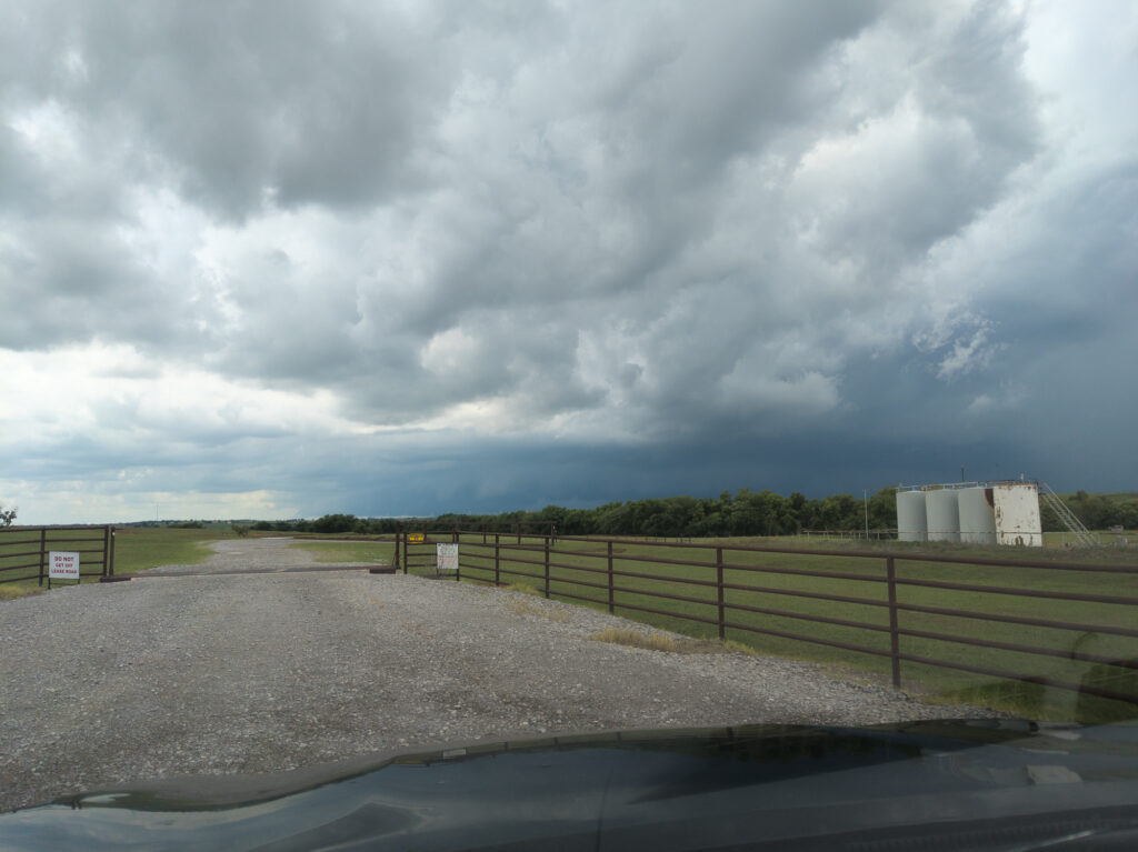 Storm south of Chickasha