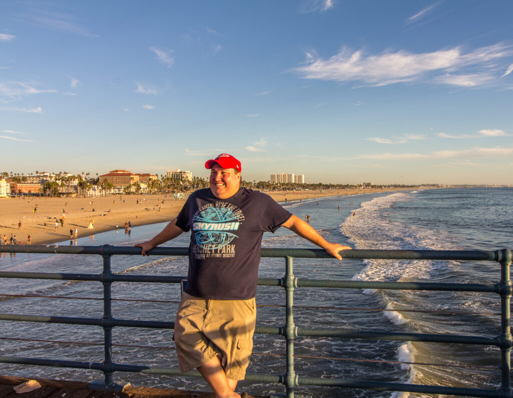 Me on the Santa Monica Pier