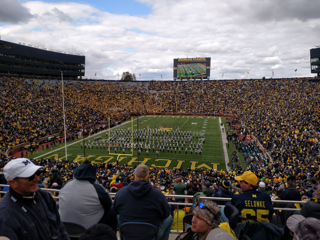 Spartan band playing