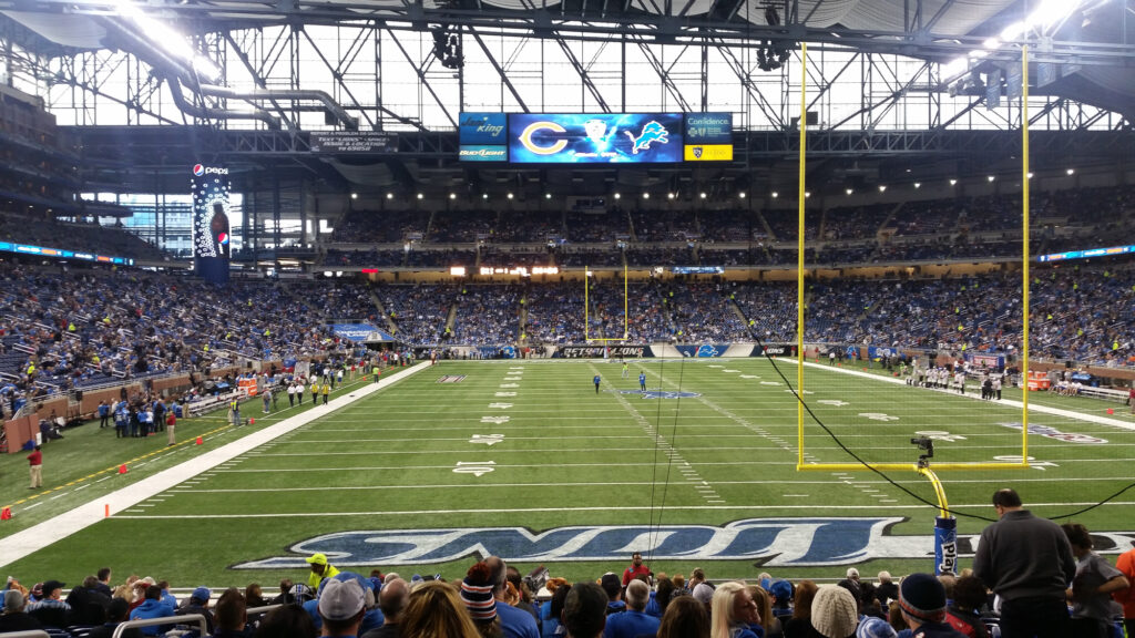 Pregame at Ford Field