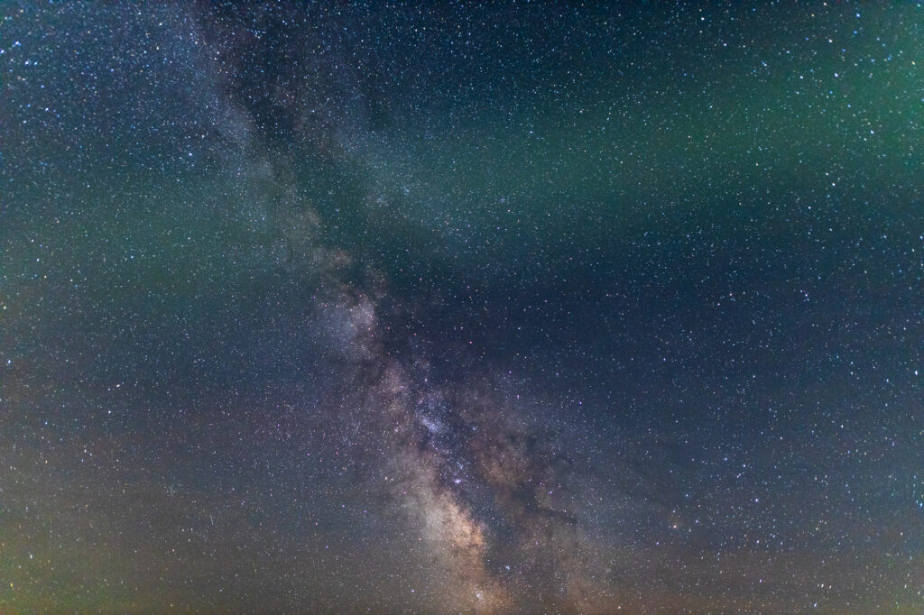 Aurora and Milky Way