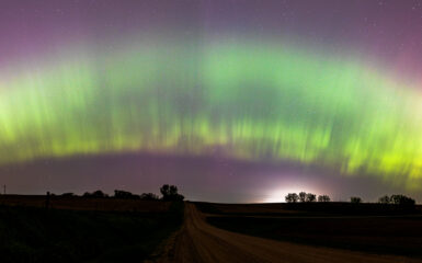 Panoramic of Northern Lights