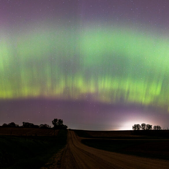 Panoramic of Northern Lights