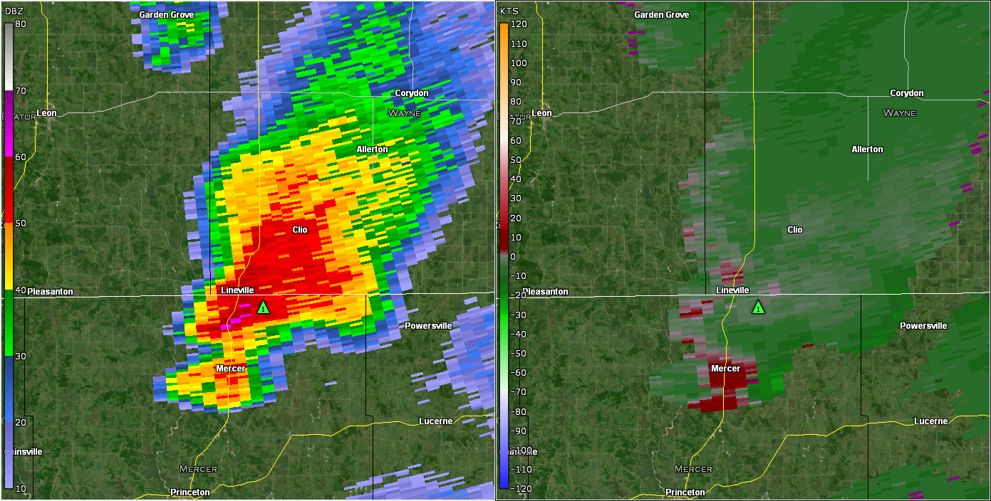 KDMX Des Moines Radar - May 21, 2024 - 4:52 pm CDT/2152Z