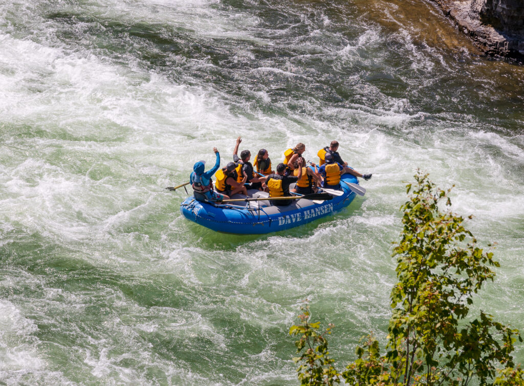 Raft near Big Kahuna