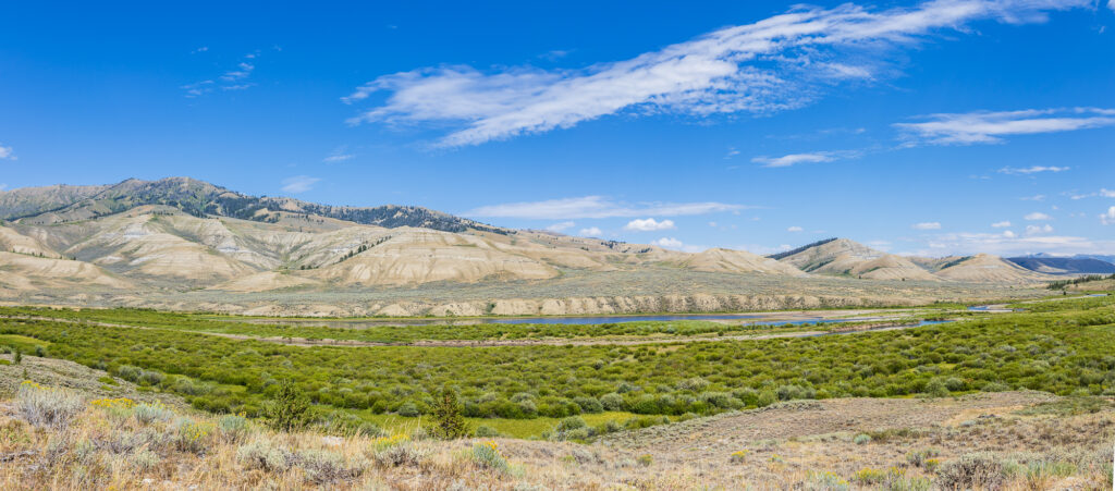 Overlooking Upper Slide Lake