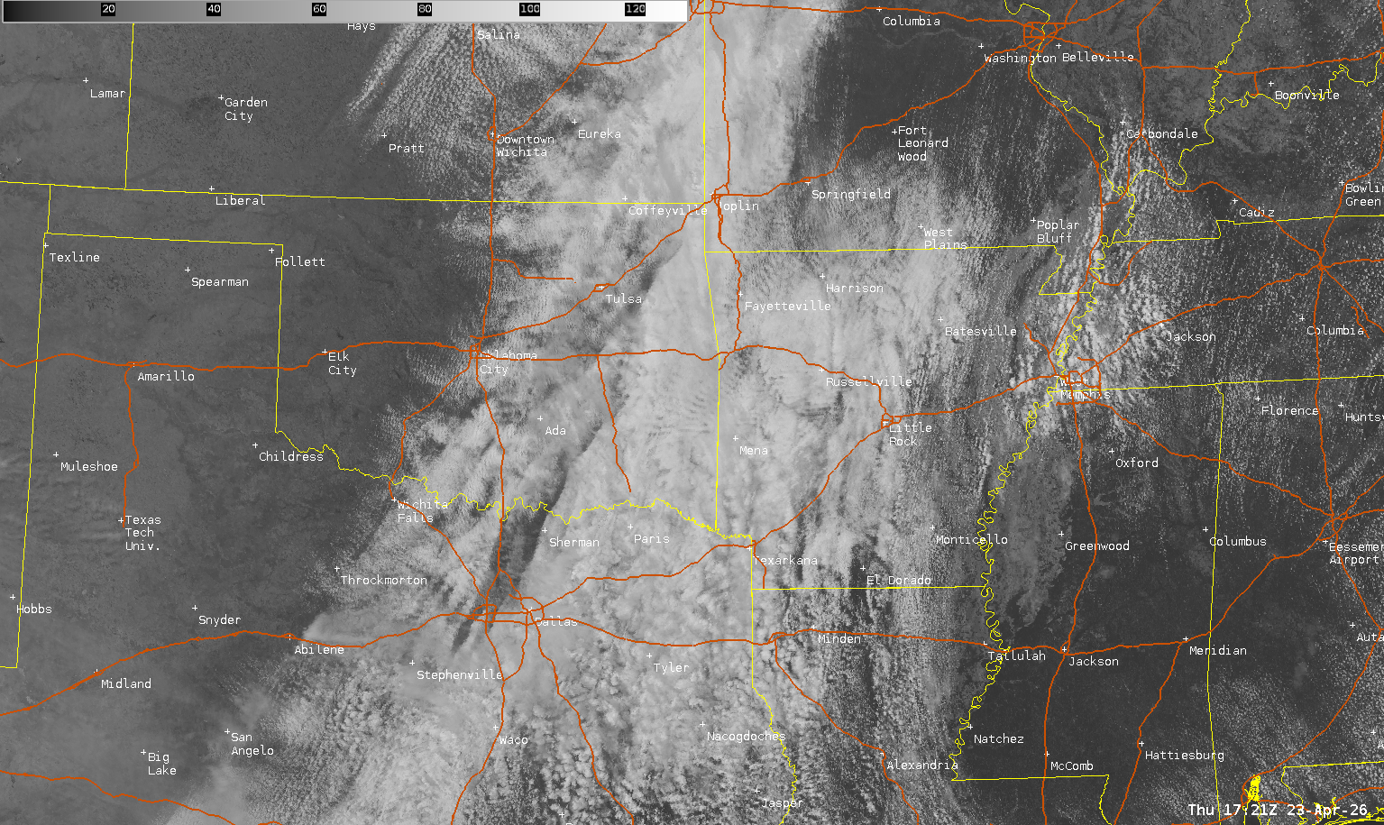 April 23, 2026 - 1838Z/1:38 pm CDT